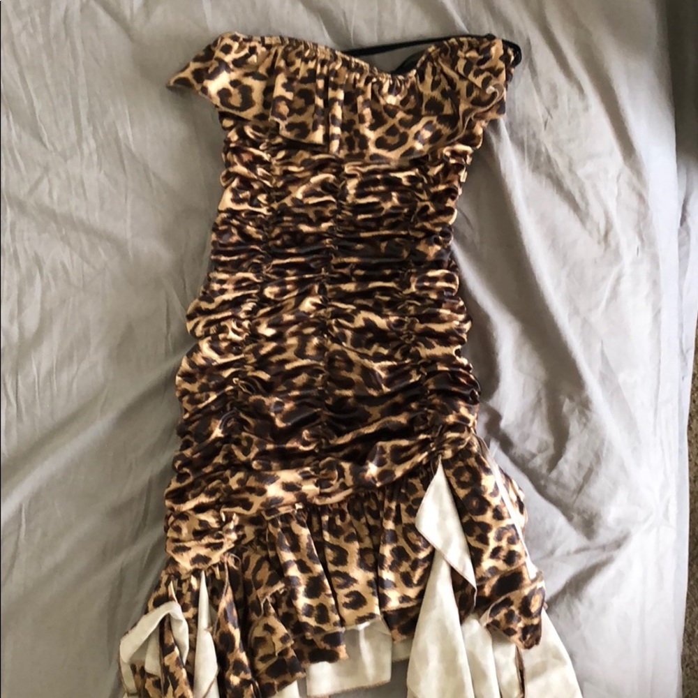 Leopard print dress